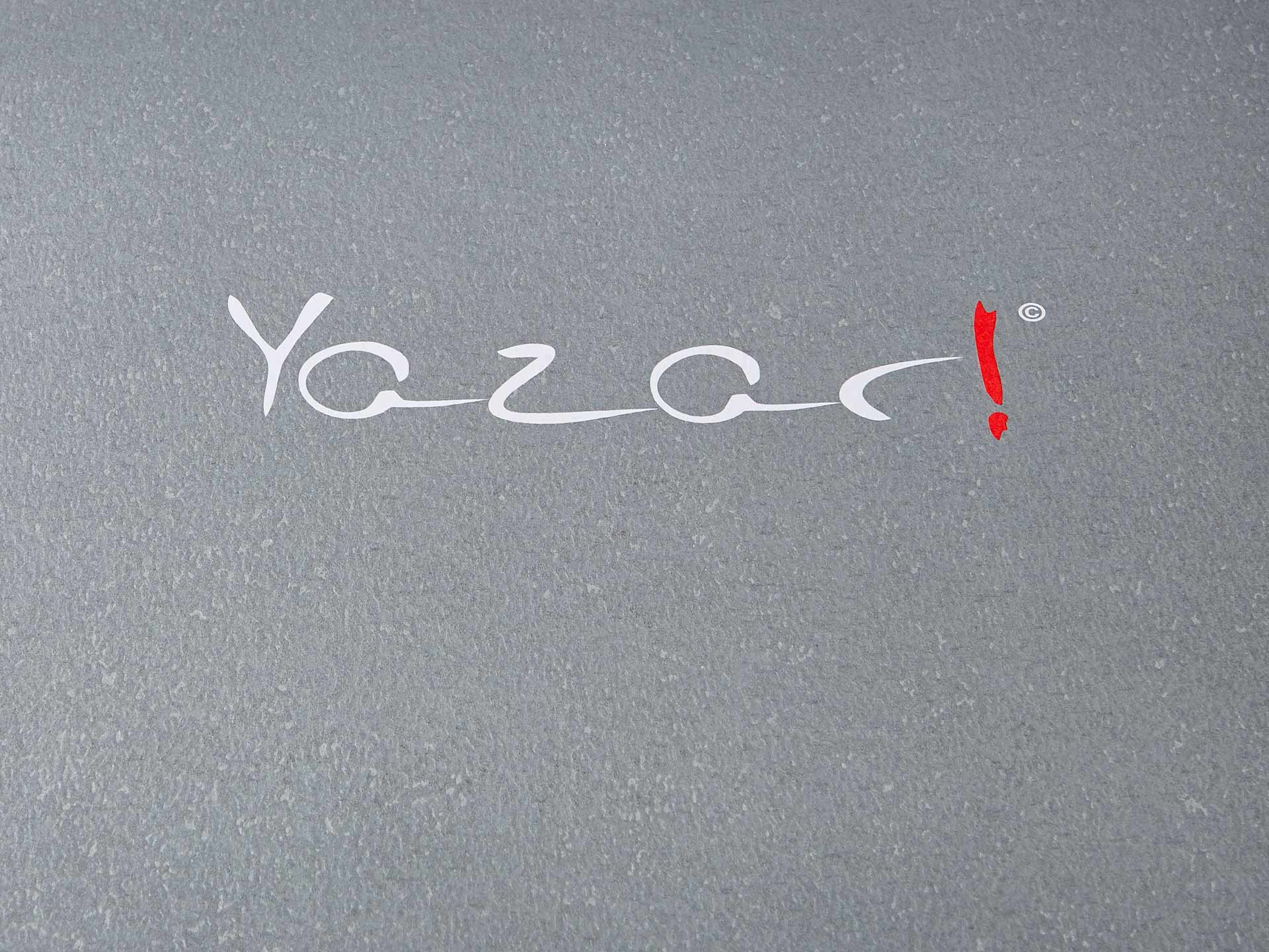 1-imagebroschuere-umschlag-struktur Umschlag der Imagebroschüre mit strukturierter Oberfläche, die haptisch fast wie Putz wirkt.