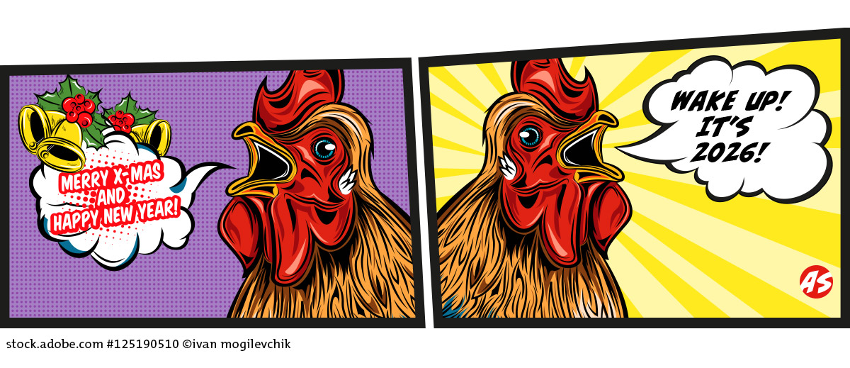 Vergleich zwischen originalem Stockbild und überarbeitetem Motiv im Pop-Art-Design für einen Website Relaunch